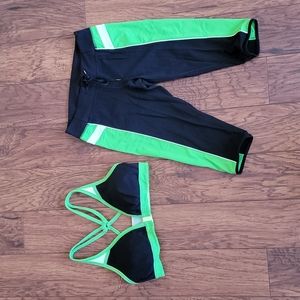 Lululemon set of bra and crop